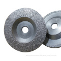 Disc Wheel Brush for Polishing Cast Iron Bowls and Grinding with Diamond Disc Grinders